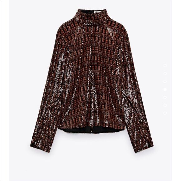 Zara blogger favorite sequin top - Picture 3 of 6